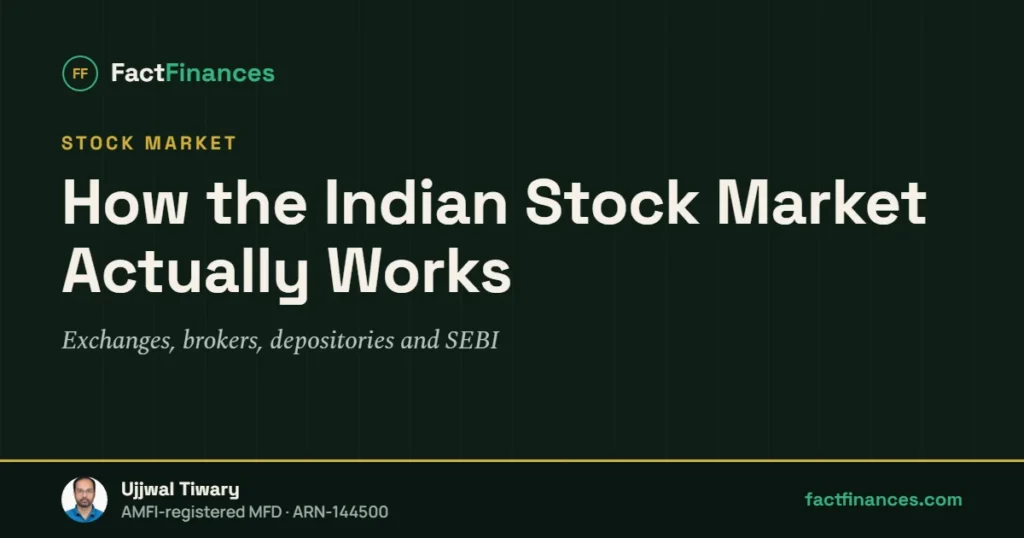 How the Indian Stock Market Actually Works — FactFinances guide by Ujjwal Tiwary