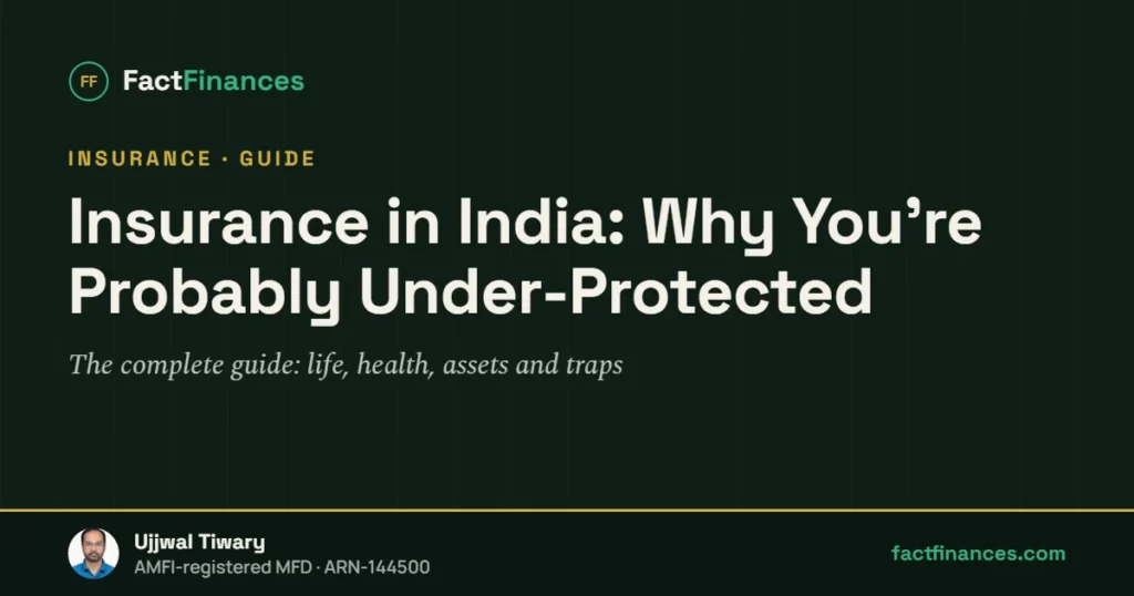 Insurance in India: Why You're Probably Under-Protected — FactFinances guide by Ujjwal Tiwary