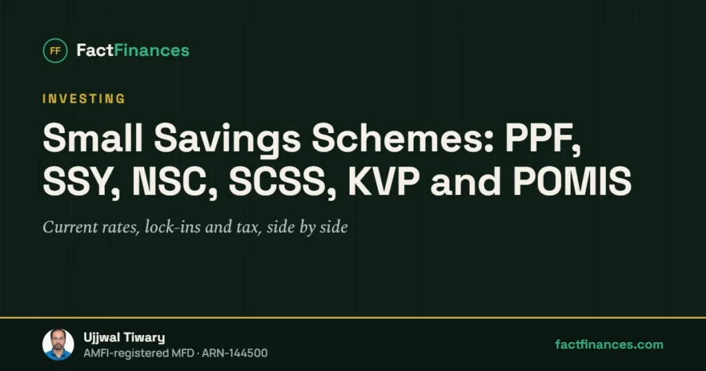 Small Savings Schemes: PPF, SSY, NSC, SCSS, KVP and POMIS — FactFinances guide by Ujjwal Tiwary